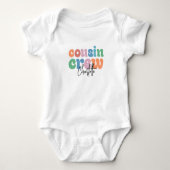 Groovy Cousin Crew Persoonlijk Romper (Voorkant)