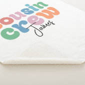 Groovy Cousin Crew Persoonlijk Sherpa Deken (3/4)