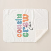 Groovy Cousin Crew Persoonlijk Sherpa Deken (Voorkant (horizontaal))