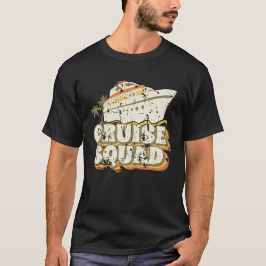 Groovy Cruise Squad Vacation Matching Group T-shirt (Voorkant)