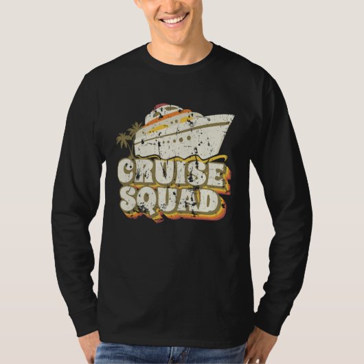 Groovy Cruise Squad Vacation Matching Group T-shirt (Voorkant)