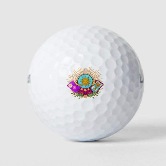 Groovy Crystal Ball Golfballen (Voorkant)