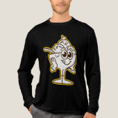 Groovy Cup van ijs Tri-Blend Shirt (Voorkant volledig)