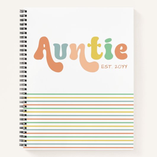 Groovy Custom Auntie Fixed | Rentesubsidies Notitieboek (Voorkant)