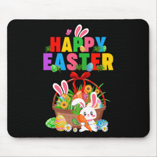 Groovy Cute Bunny Easter Egg Sket Easter Day Girls Muismat