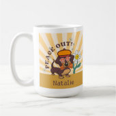 Groovy Dachshund | Vrede Uit Koffiemok (Links)