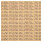 Groovy Dad Hippy Text on Brown Stof (Swatch)