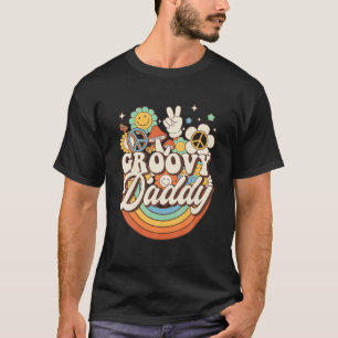 Groovy Daddy Hippie Mushroom Peace Retro 60s 70s A T-shirt