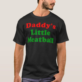 Groovy Daddy's Kleine Gehaktbal Grappige Italiaan T-shirt