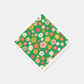 Groovy Daisies Bloemen VERJAARDAG PARTY CUSTOM Servet (Hoek)