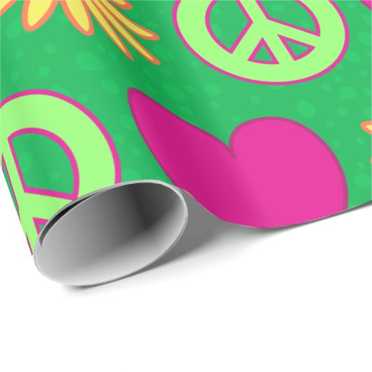 Groovy Daisies Cadeaupapier (Rol Hoek)