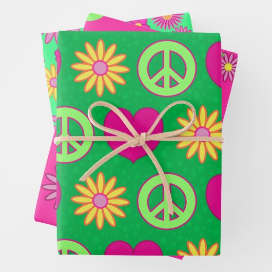 Groovy Daisies Inpakpapier Vel (In situ)