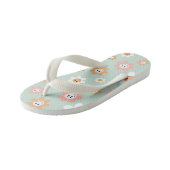 Groovy Daisies Kind Paar van Teenslippers (Schuin)