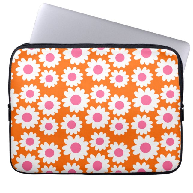 Groovy Daisies Laptop Sleeve (Voorkant)