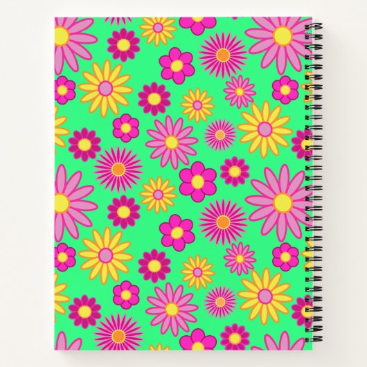 Groovy Daisies Notitieboek (Achterkant)