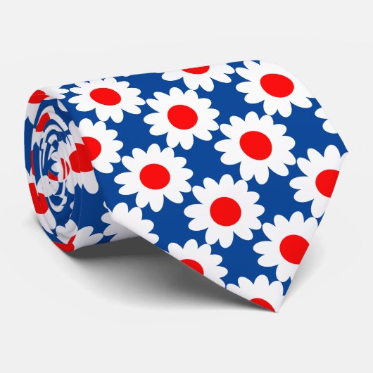 Groovy Daisies Stropdas (Opgerold)