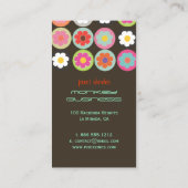Groovy Daisies, volledig aanpasbaar Visitekaartje (Achterkant)