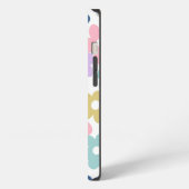 Groovy Daisy Bloemen Retro Boho Bloemstuk iPhone Hoesje (Linkerkant)