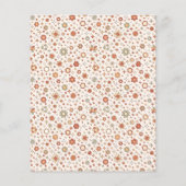 Groovy Daisy Boho Let's Party Budget Girl Verjaard (Achterkant)