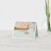 Groovy Daisy Boho van Floral Bedankt Card (Voorkant)