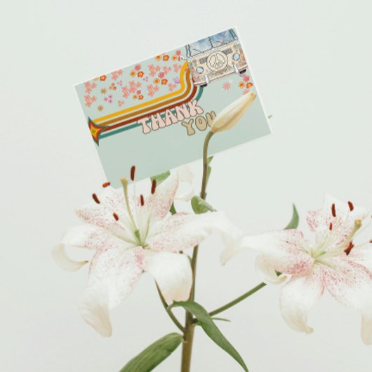 Groovy Daisy Boho van Floral Bedankt Card