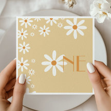 Groovy Daisy Eerste Verjaardagsfeest Tafel Decor