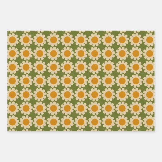 Groovy Daisy Inpakpapier Vel (Voorkant)