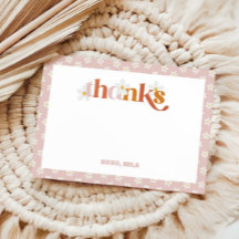 Groovy Daisy Modern Boho Verjaardag