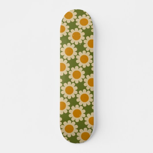 Groovy Daisy Persoonlijk Skateboard (Voorkant)