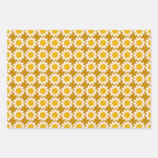 Groovy Daisy Summer Inpakpapier Vel (Voorkant 2)