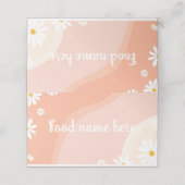 Groovy Daisy Verjaardagsfeestje Plaats Kaart Plaatskaartje (Buitenkant ongevouwen)