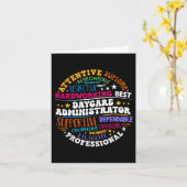 Groovy Daycare Administrator Kinderopvang Provider Kaart (Gele Bloem)