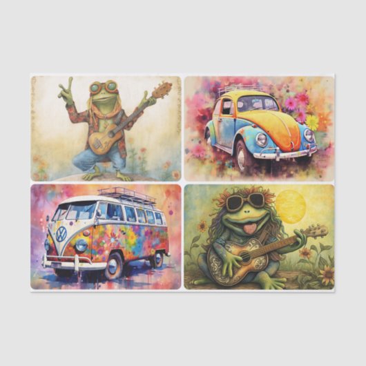 Groovy Days Tissuepapier (Voorkant)