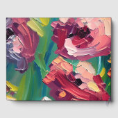 Groovy Deco Schilderij Geïnspireerd Bruiloft Gastenboek (Achterkant)