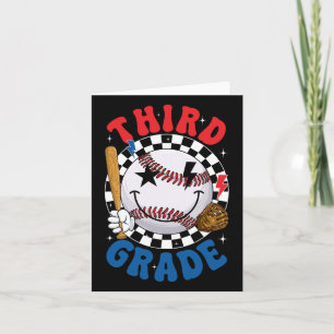 Groovy derde klas team honkbal eerste dag van scho kaart