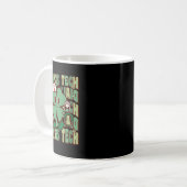 Groovy Dialyse Tech Funny St. Patrick's Day Dialys Koffiemok (Voorkant links)