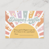 Groovy Diaper Raffle Informatiekaartje (Voorkant)