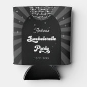 Groovy Disco Bal Bruidsfeest Favor Blikjeskoeler (Voorkant)