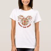 Groovy Disco bal rendier T-shirt (Voorkant)