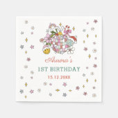 Groovy Disco Ball Kerstmis Verjaardagsfeestje Serv Servet (Voorkant)