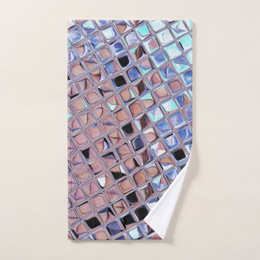 Groovy Disco Ball Mirror Ball Disco Wereldbol Bad Handdoek (Handdoek)