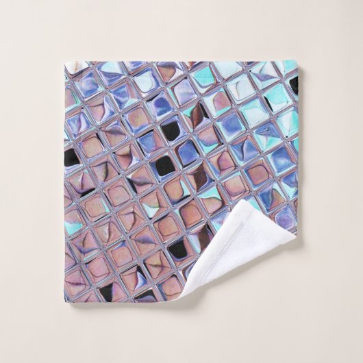 Groovy Disco Ball Mirror Ball Disco Wereldbol Bad Handdoek (Wasdoekje)