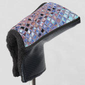 Groovy Disco Ball Mirror Ball Disco Wereldbol Golfheadcover (3/4 voorkant)
