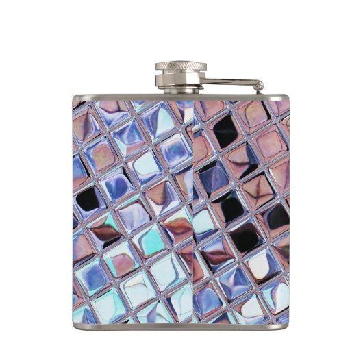 Groovy Disco Ball Mirror Ball Disco Wereldbol Heupfles (Achterkant)