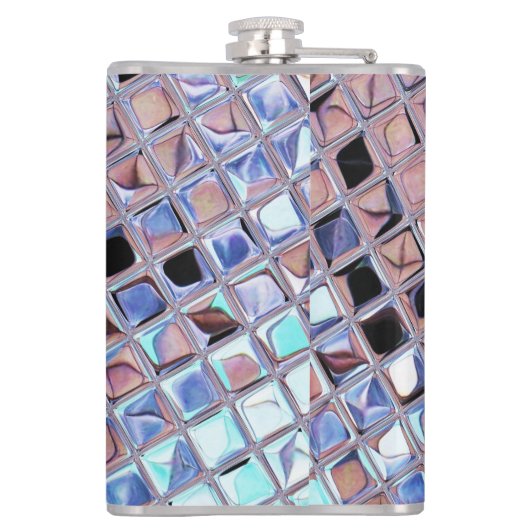 Groovy Disco Ball Mirror Ball Disco Wereldbol Heupfles (Achterkant)