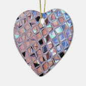 Groovy Disco Ball Mirror Ball Disco Wereldbol Keramisch Ornament (Links)