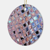 Groovy Disco Ball Mirror Ball Disco Wereldbol Keramisch Ornament (Links)
