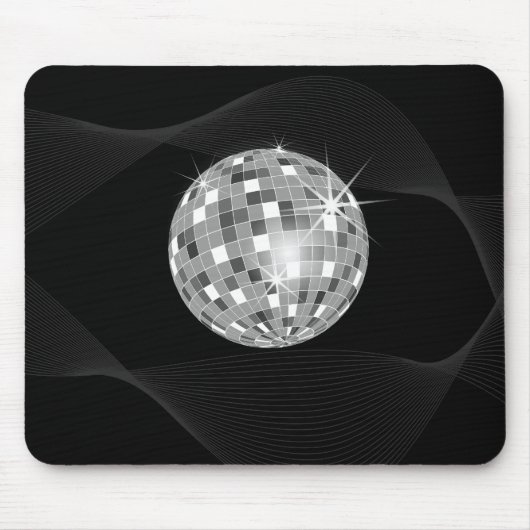 Groovy Disco Ball Muismat (Voorkant)