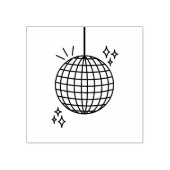 Groovy Disco Ball Rubberstempel (Afrduk)
