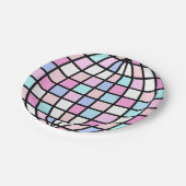 Groovy Disco Ball Verjaardag Papieren Bordje (Gekanteld)